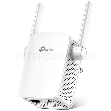 Усилитель TP-Link Wi-Fi AC750 Wi-Fi Range Extender, Wall Plugged,  433Mbps at 5GHz + 300Mbps at 2.4GHz, 802.11ac/a/b/g/n, 1 10/100M LAN, WPS button, 2 fixed antennas поставляется без кабеля RJ-45