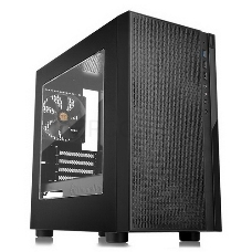 Корпус Thermaltake Versa H18 Window черный без БП mATX 2xUSB2.0 1xUSB3.0 audio bott PSU