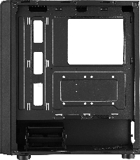 Корпус без блока питания Cooler Master Elite 500, 2xUSB3.2, 1x120Fan, w/o PSU, Black, w/o ODD, Window TG left panel, ATX