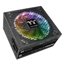 Блок питания Thermaltake ATX 1050W Toughpower iRGB Plus 80+ platinum (24+4+4pin) APFC 140mm fan color LED 12xSATA Cab Manag RTL