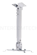 Кронштейн для проектора Cactus CS-VM-PRE01-WT белый макс.20кг настенный и потолочный поворот и наклон
