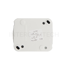 Выключатель двухклавишный KRANZ Mini OG открытой установки, IP54 белый