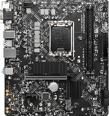 Материнская плата MSI PRO B660M-G DDR4 Soc-1700 Intel B660 2xDDR4 mATX AC`97 8ch(7.1) 2.5Gg+VGA+HDMI+DP