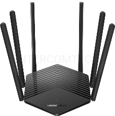 Роутер Mercusys AC1900 Wireless AC Gigabit Router, 600 Mbps at 2.4 GHz + 1300 Mbps at 5 GHz, 6×5dBi Fixed External Antennas with Beamforming, 2× G LAN Ports, 1× G WAN Port, Access Point Mode, 3X3 MU-MIMO, Parental Controls, Guest Network, Smart Connect