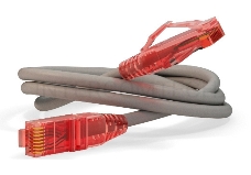 Патч-корд Hyperline U/­UTP, Cat.5e, LSZH, 2 м, серый