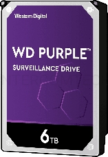 Жесткий диск Western Digital Original SATA-III 6Tb WD63PURZ Video Streaming Purple (5640rpm) 256Mb 3.5