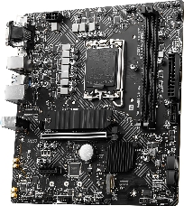 Материнская плата MSI PRO B660M-G DDR4 Soc-1700 Intel B660 2xDDR4 mATX AC`97 8ch(7.1) 2.5Gg+VGA+HDMI+DP