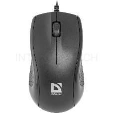 Мышь DEFENDER Optimum MB-160 черный, 3 кнопки, 1000 dpi, каб - 1,5м (52160)