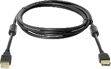 Кабель Defender PRO USB 2.0 кабель удлинительный 1.8м AM/AF , зол.конт, 2фер.фил. (87429)