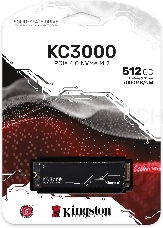 Накопитель SSD Kingston 512Gb M.2 KC3000 <SKC3000S/512G> (PCI-E 4.0 x4, up to 7000/3900Mbs, 3D TLC, NVMe, 400TBW, Phison E18, 22х80mm, LP heatsink)