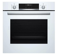 Духовой шкаф Электрический Bosch HBG537NW0R белый, встраиваемый