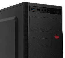 Компьютер  IRU Home 310H5SE MT PG G6405 (4.1) 8Gb SSD1Tb UHDG 610 Free DOS GbitEth 400W черный (1862616)