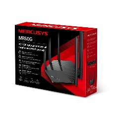 Роутер Mercusys AC1900 Wireless AC Gigabit Router, 600 Mbps at 2.4 GHz + 1300 Mbps at 5 GHz, 6×5dBi Fixed External Antennas with Beamforming, 2× G LAN Ports, 1× G WAN Port, Access Point Mode, 3X3 MU-MIMO, Parental Controls, Guest Network, Smart Connect