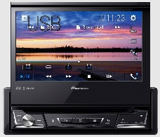 Автомагнитола CD DVD Pioneer AVH-A7250BT 1DIN 4x50Вт