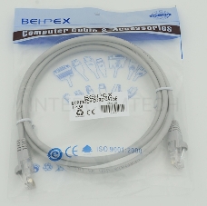Кабель  Patch cord 1.5м литой 5E