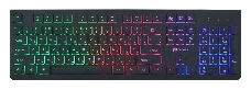Клавиатура Oklick 440ML черный USB slim LED
