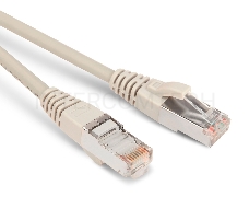 Патч-корд Hyperline PC-LPM-STP-RJ45-RJ45-C5e-1M-LSZH-GY Патч-корд F/­UTP, экранированный, Cat.5e, LSZH, 1 м, серый 