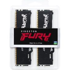 Модуль памяти Kingston 32GB 6000MT/s DDR5 CL40 DIMM (Kit of 2) FURY Beast RGB