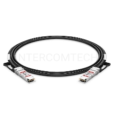 Твинаксиальный медный кабель 1m (3ft) FS for Mellanox MCP1600-E001E30 Compatible 100G QSFP28 Passive Direct Attach Copper Twinax Cable for InfiniBand EDR