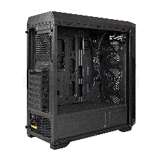 Корпус Miditower ExeGate i3 NEO-PPH600 (ATX, БП 600PPH 80+Bronze 12см, 2*USB+1*USB3.0, HD аудио, черный, 3 вент. 12см с RGB подсветкой, контроллер + ПДУ, ARGB MB кабель, пылевые фильтры, боковая панель - закаленное стекло)