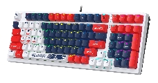 Клавиатура A4Tech Bloody S98 механическая синий/белый USB for gamer LED (SPORTS NAVY)