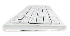 Клавиатура Gembird KB-8354U, USB, бежевый/белый, 104 клавиши, кабель 1,45м