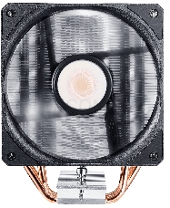 Кулер Cooler Master Hyper 212 EVO V2 with 1700 (150W, 4-pin, 154mm, tower, Al/Cu, fans: 1x120mm/62CFM/27dBA/1800rpm, 2066/2011-v3/2011/1700/1200/115x/AM4/AM3+/AM3/AM2+/AM2/FM2+/FM2/FM1)