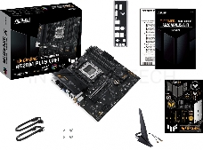 Материнская плата Asus TUF GAMING A620M-PLUS WIFI SocketAM5 AMD A620 4xDDR5 mATX AC`97 8ch(7.1) 2.5Gg RAID+HDMI+DP