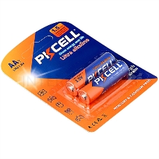 Щелочной/алкалиновый элемент питания PKCELL LR6-2B тип - AA 2 шт в блистере