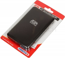 Внешний корпус для HDD/SSD AgeStar 31UBCP3C SATA пластик черный 2.5