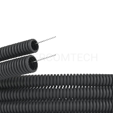 Труба гофрированная ПНД d32мм с протяж. черн. (уп.25м) ДКС 71732