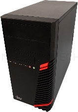 Компьютер IRU Game 520B5SM MT Ryzen 5 5600G (3.9) 8Gb SSD250Gb RX 6500XT 4Gb Windows 11 Home Single Language 64 GbitEth 400W черный