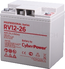 Аккумуляторная батарея PS CyberPower RV 12-26 / 12 В 26 Ач Battery CyberPower Professional series RV 12-26 / 12V 26 Ah