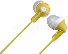 Наушники Panasonic RP-HJE118GUY желтый 1.1м
