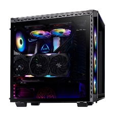 Компьютерный корпус XPG BATTLECRUISER-BLACKCOLOR BOXWORLDWIDE (ATX, 4 RGB вентилятора 120мм, стеклянная боковая панель, черный)