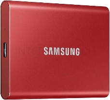 Накопитель SSD Samsung USB-C 1Tb MU-PC1T0R/WW T7 1.8 красный