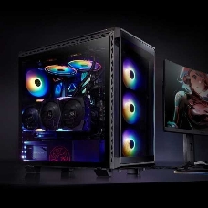 Компьютерный корпус XPG BATTLECRUISER-BLACKCOLOR BOXWORLDWIDE (ATX, 4 RGB вентилятора 120мм, стеклянная боковая панель, черный)