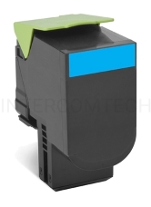 Тонер-картридж Lexmark 80C8HC0 Тонер-картридж, Cyan {CX410/CX510, LRP (3K)}