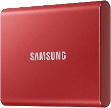 Накопитель SSD Samsung USB-C 1Tb MU-PC1T0R/WW T7 1.8 красный