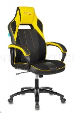 Кресло игровое Бюрократ VIKING 2 AERO YELLOW черный/желтый искусст.кожа/ткань