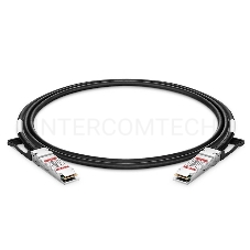 Твинаксиальный медный кабель 1.5m (5ft) FS for Mellanox MCP1600-E01AE30 Compatible 100G QSFP28 Passive Direct Attach Copper Twinax Cable for InfiniBand EDR