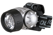 Фонарь ULTRAFLASH LED5351  налобн металлик 7led 3 реж 3xr03 пласт коробка