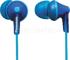 Наушники вкладыши Panasonic RP-HJE125E-A 1.1м синий проводные (в ушной раковине)