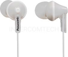Наушники вкладыши Panasonic RP-HJE125E-W 1.1м белый проводные (в ушной раковине)