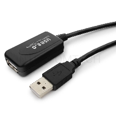 Кабель Gembird UAE016 USB 2.0 кабель удлинительный !!!Активный!!! 4.5м AM/AF