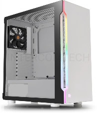 Корпус Thermaltake H200 TG Snow RGB белый без БП ATX 1x120mm 2xUSB3.0 audio bott PSU