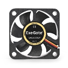 Вентилятор ExeGate EX05010S2P, 50x50x10 мм, подшипник скольжения, 2pin, 4500RPM, 24dBA