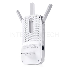 Повторитель беспроводного сигнала TP-Link SOHO  RE450 10/100/1000BASE-TX/Wi-Fi белый поставляется без кабеля RJ-45