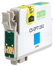 Картридж струйный Cactus CS-EPT1282 голубой для Epson Stylus S22/SX125/SX420/SX425 (7ml)