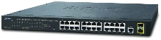 Коммутатор GS-4210-24T2S управляемый коммутатор IPv4/IPv6, 24-Port 10/100/1000Base-T + 2-Port 100/1000MBPS SFP L2/L4 SNMP Manageable Gigabit Ethernet Switch